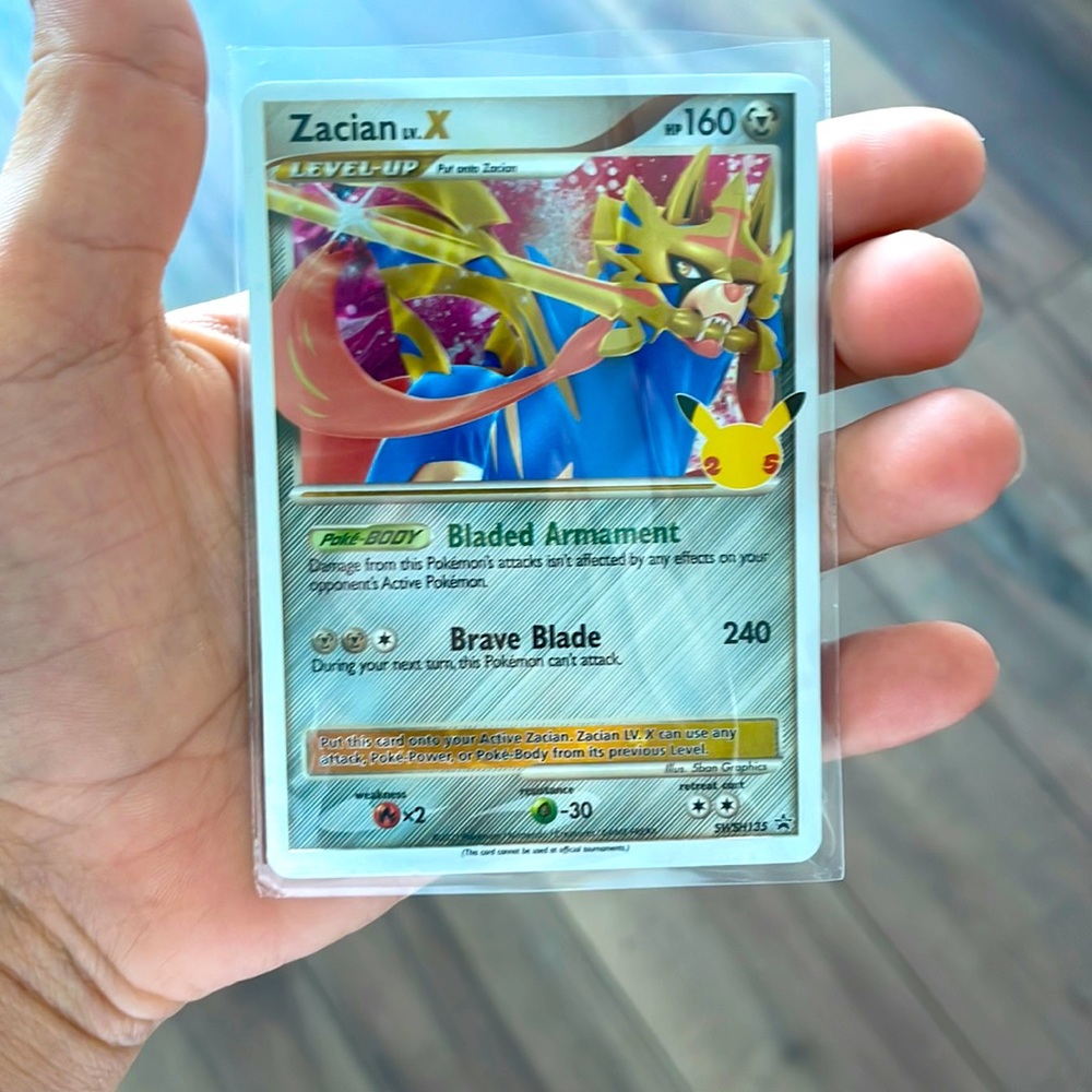 Zacian LV X promo card